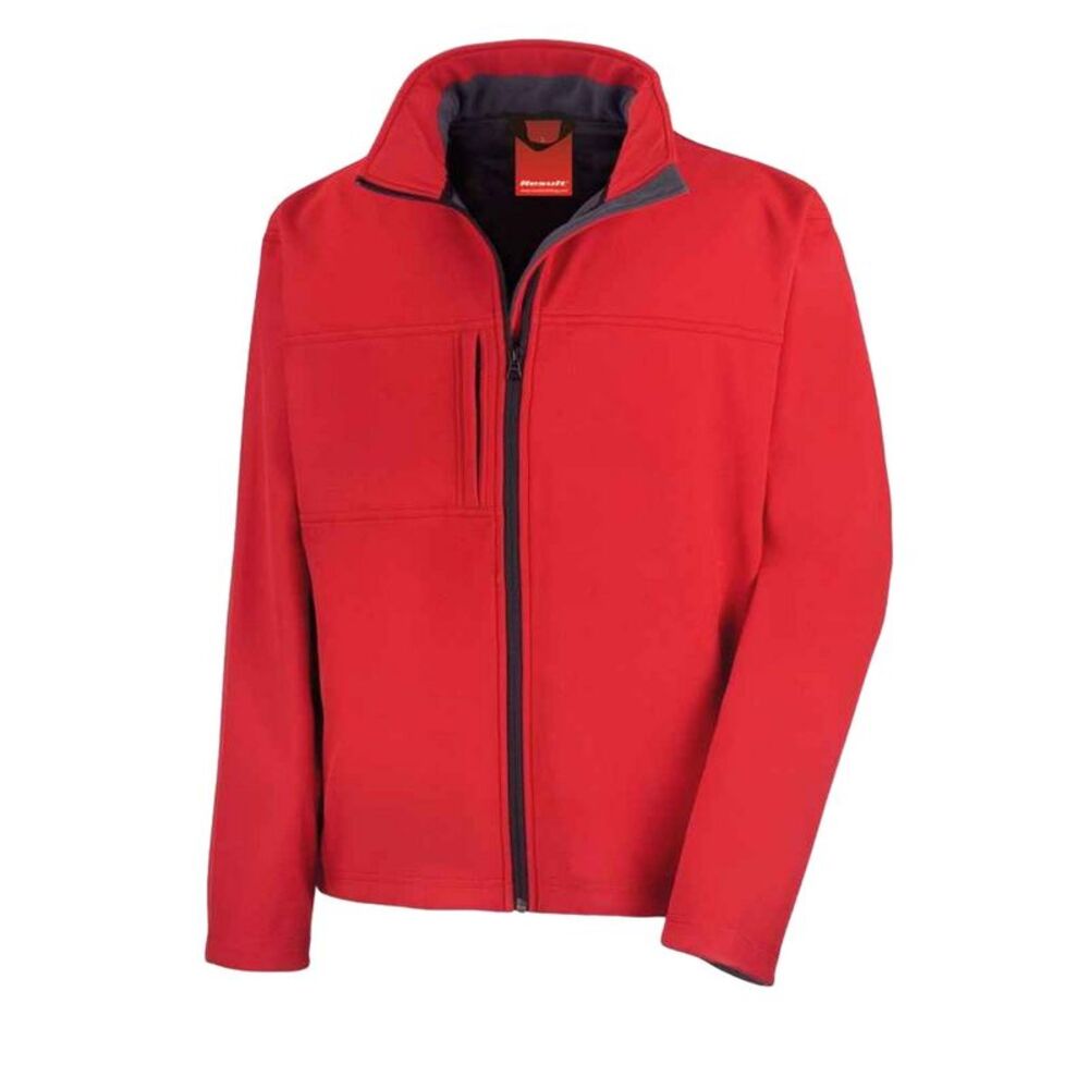 Result Mens Classic Soft Shell Jacket / Red